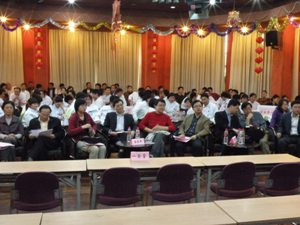 出席大賽的各部門領導